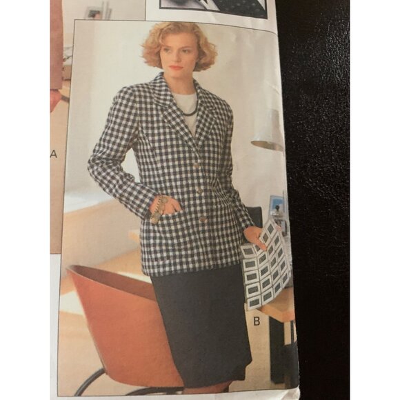 Vogue Misses Jacket Skirt Sewing Pattern 7021 Size 12 14 16 - Uncut - Picture 2 of 9